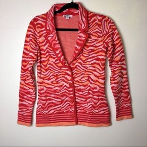 Orange & Yellow Zebra Sweater